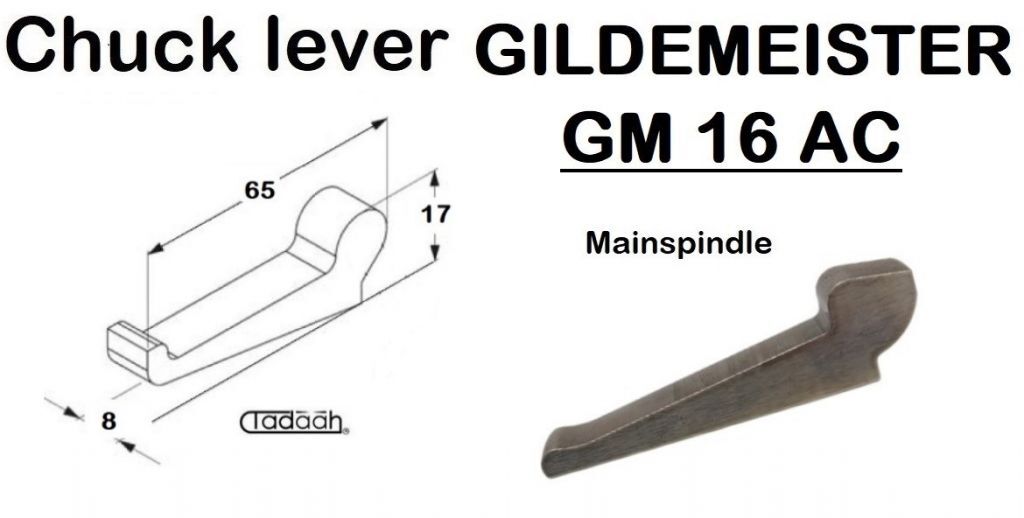 53.01.387 Spannfingers zur Spannzangenschließung der Hauptspindel für Gildemeister DMG Mori GM16AC Mehrspindeldrehautomat