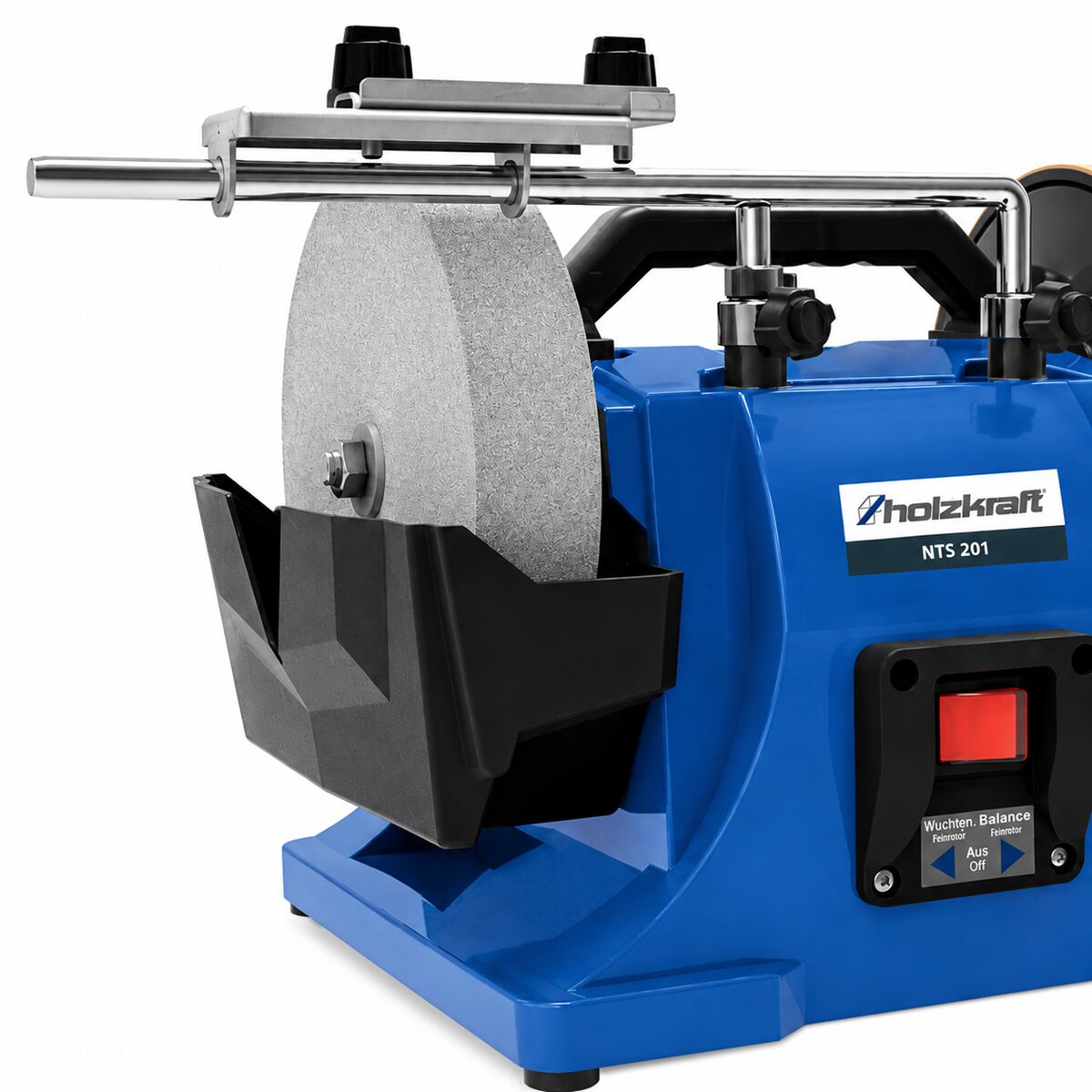 HOLZCRAFT 5750201 Molatrice universale per secco/umido 150W, modello NTS 201, monofase 230V, dimensione mola 200x40mm
