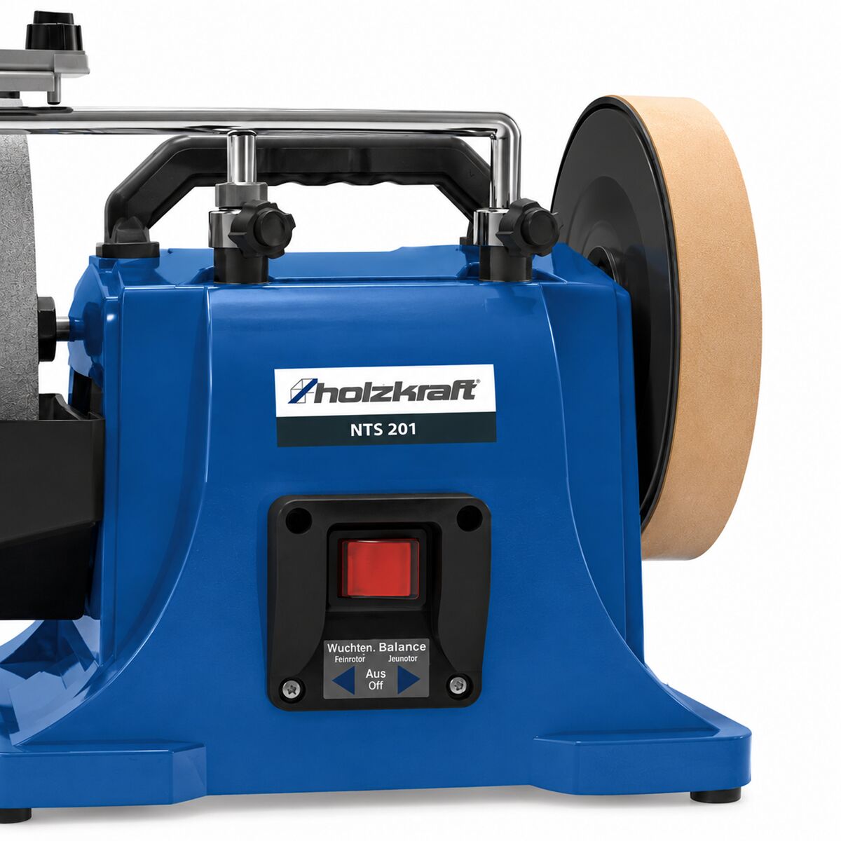 HOLZCRAFT 5750201 Molatrice universale per secco/umido 150W, modello NTS 201, monofase 230V, dimensione mola 200x40mm