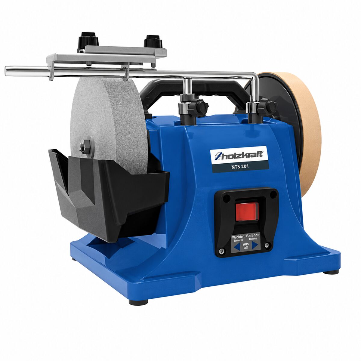 HOLZCRAFT 5750201 Molatrice universale per secco/umido 150W, modello NTS 201, monofase 230V, dimensione mola 200x40mm