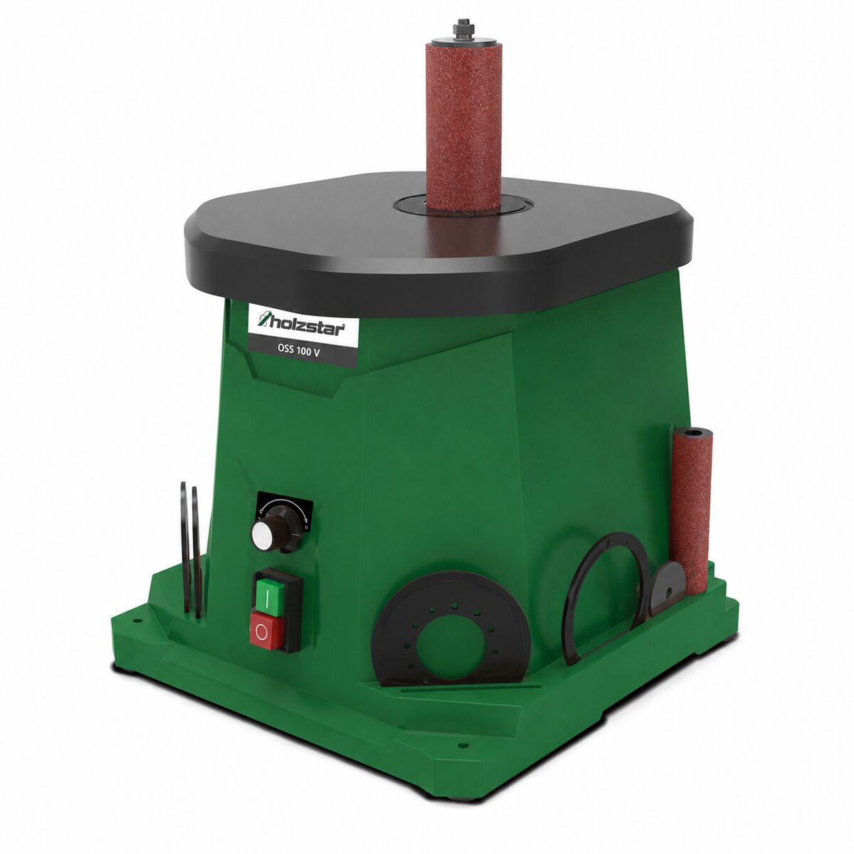 HOLZSTAR 5903505 Levigatrice a mandrino oscillante 450W, modello OSS 100 V, monofase 230V, con regolazione variabile della velocità per finiture professionali di profili interni ed esterni