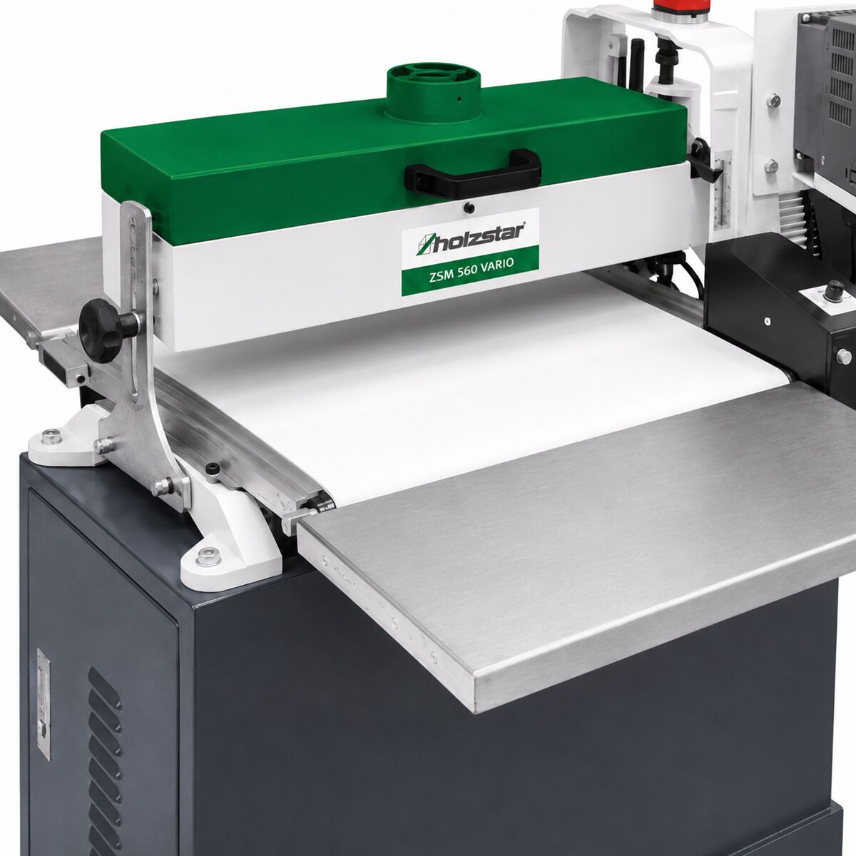HOLZSTAR 5903565 Levigatrice cilindrica per rettifica di superfici 1.5 kW, modello ZSM 560 Vario, monofase 230V, velocità di avanzamento continua regolabile tramite potenziometro