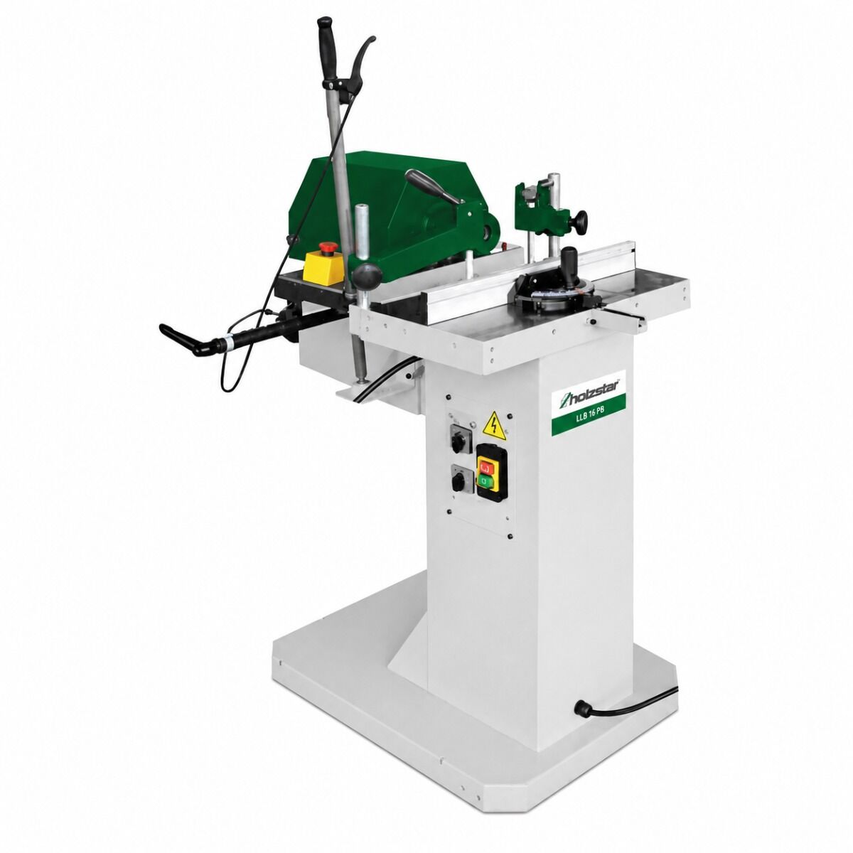 HOLZSTAR 5906023 Mortasatrice con dispositivo foratura per tasselli, modello LLB 20 PB, 2.8 kW, trifase 400V, larghezza di foratura 300 mm