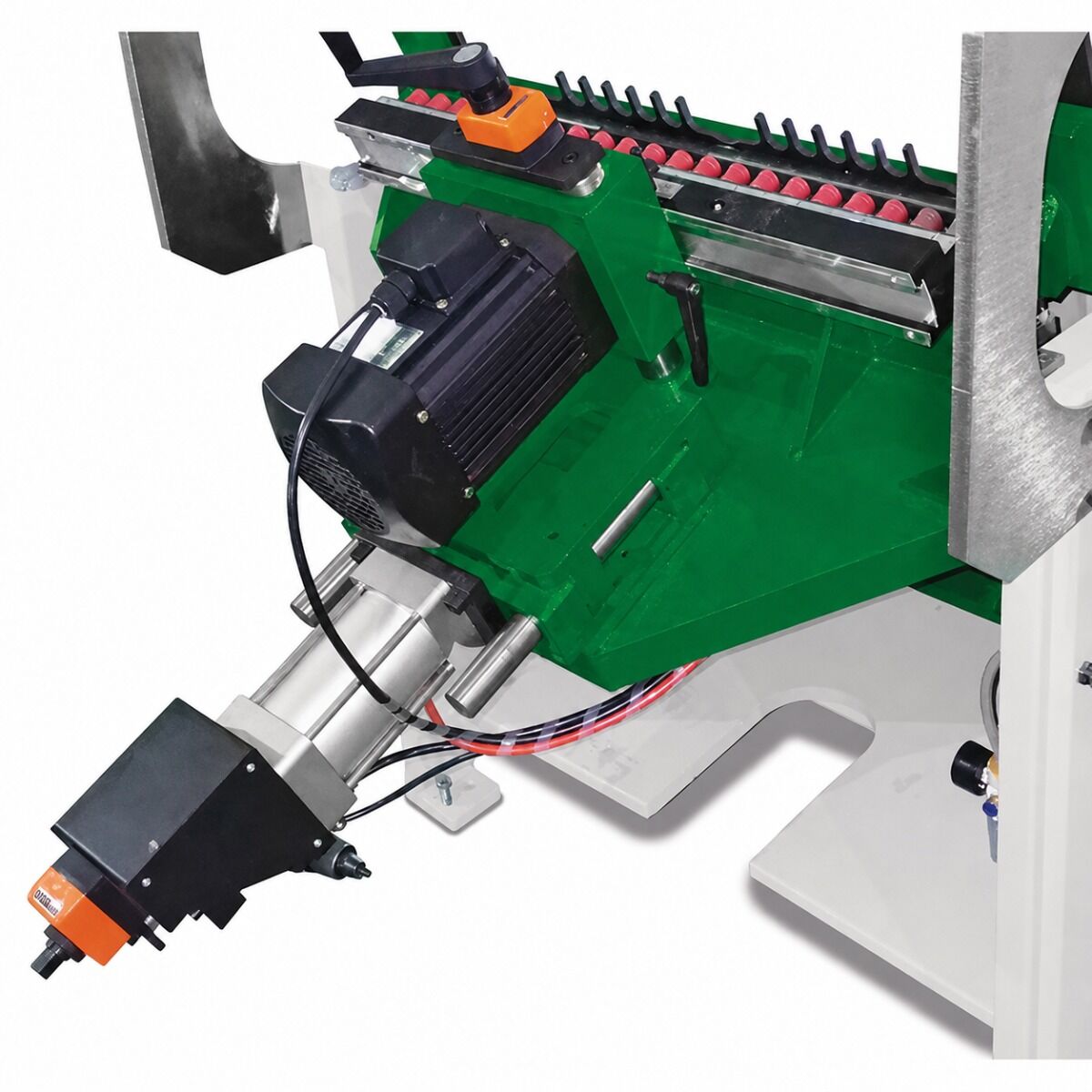 HOLZSTAR 5943021 Mortasatrice con dispositivo foratura per tasselli, modello MDB 21, 1.5 kW, trifase 400V, profondità di foratura a 90° 50mm