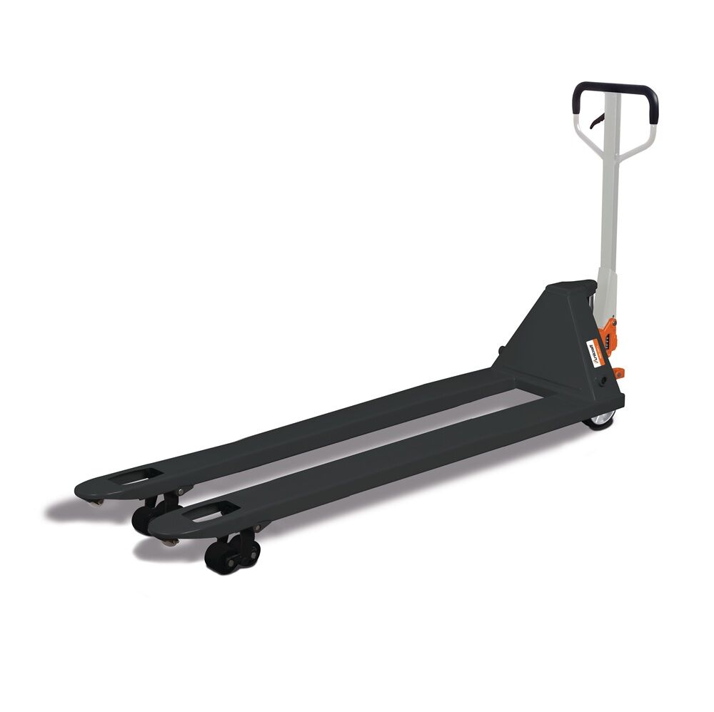 UNICRAFT 6152511 Transpallet manuale con portata di 2.5 t, lunghezza forche 1800mm, modello PHW PHW 2057 L