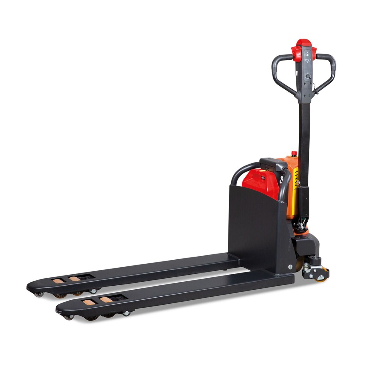 UNICRAFT 6160112 Electric pallet truck with 24V/20Ah lithium-ion battery, vertical Ergonomic drawbar head, capacity 1.2 tonnes