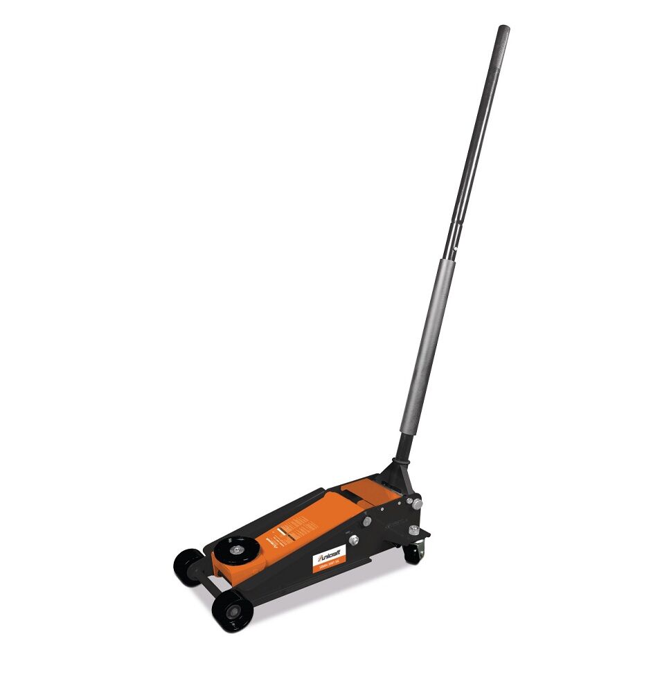 UNICRAFT 6201121 Silent Trolley Jack SRWH 3001 SIL, capacity 3t, high stability and efficiency with dual-piston pump and polyurethane wheels