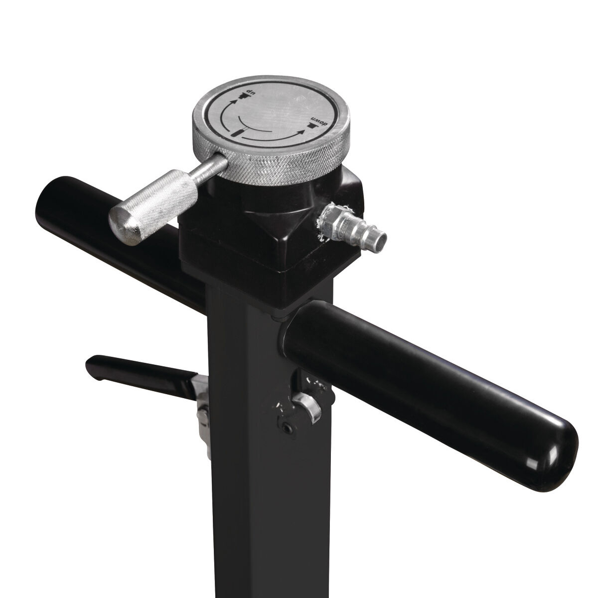 UNICRAFT 6201112 Cric a carrello idro-pneumatico, portata 20-40-60t, pressione aria bar 8-12 - Modello WWH 60000 PH, sistema sicuro di sollevamento mediante aria compressa