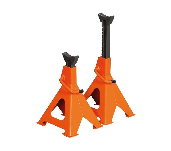 UNICRAFT 6201301 - 2-teiliger Ständersatz mit "V"-Stütze, Tragfähigkeit 6t, Abmessungen 310x265mm