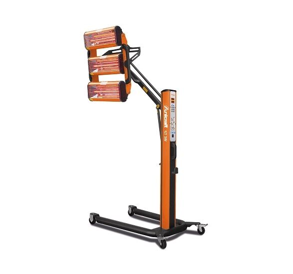UNICRAFT 6205000 - Infrarot-Farbtrocknungslampe mit hydraulischem Arm, V230, Temperatur °C 35-100, Modell ILT 3W