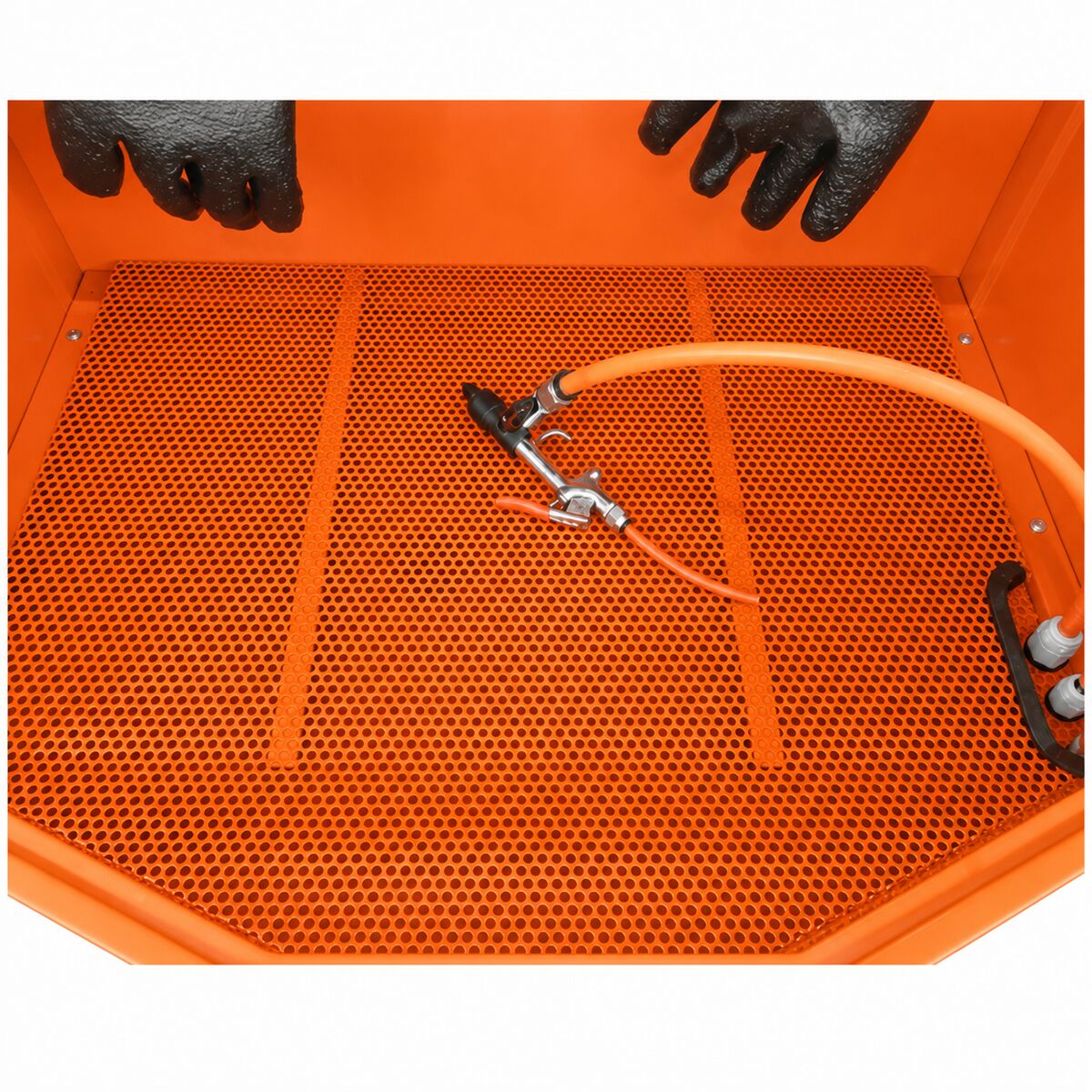UNICRAFT 6220011 Cabina lavapezzi monofase 230V, modello TWG 1 H con controllo digitale temperatura, pistola pneumatica e volume cabina 140 l