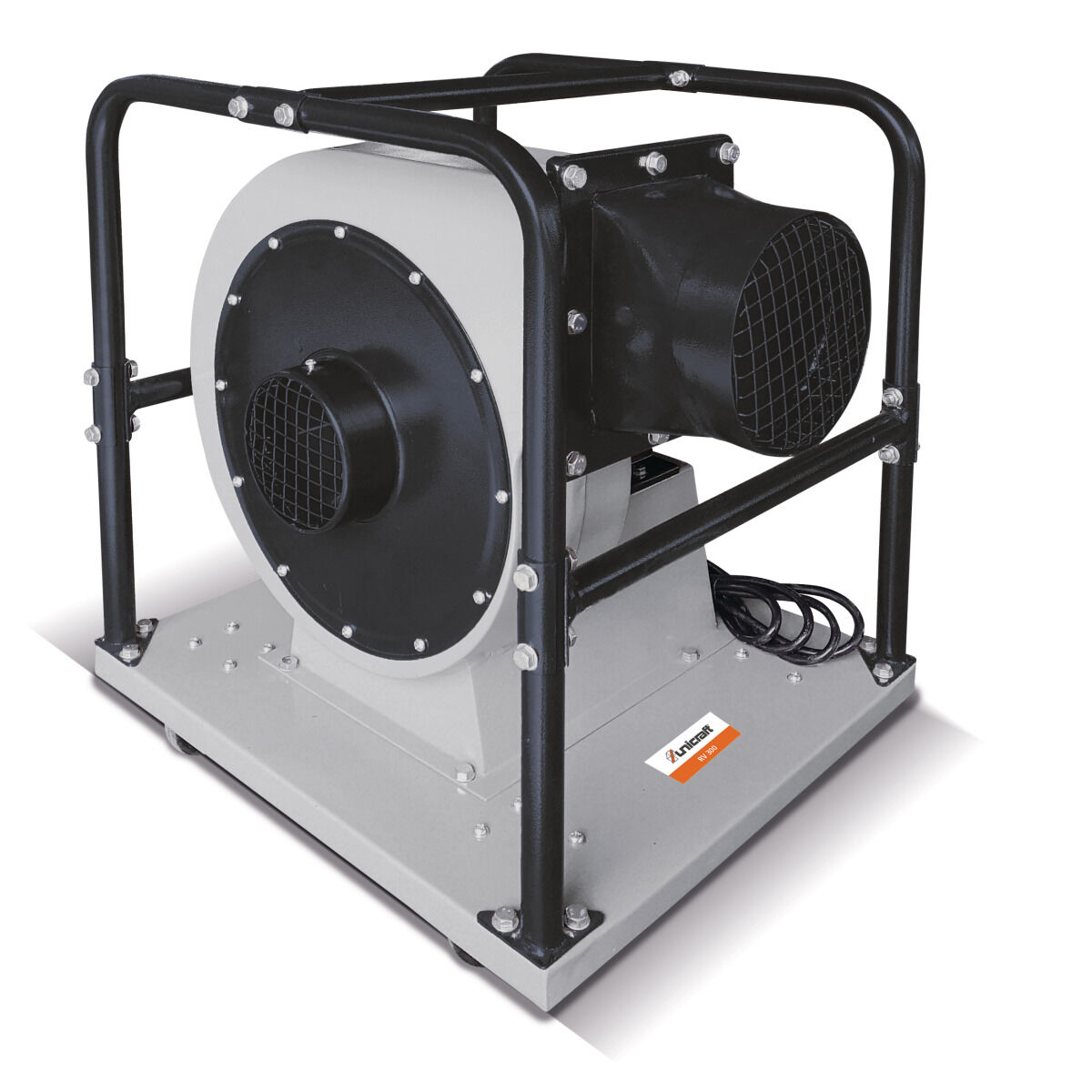 UNICRAFT 6264300 Ventilatore centrifugo per l'estrazione di polveri, trucioli, fumo, cereali e plastica, volume aria 1914 m^3/h, modello RV 300