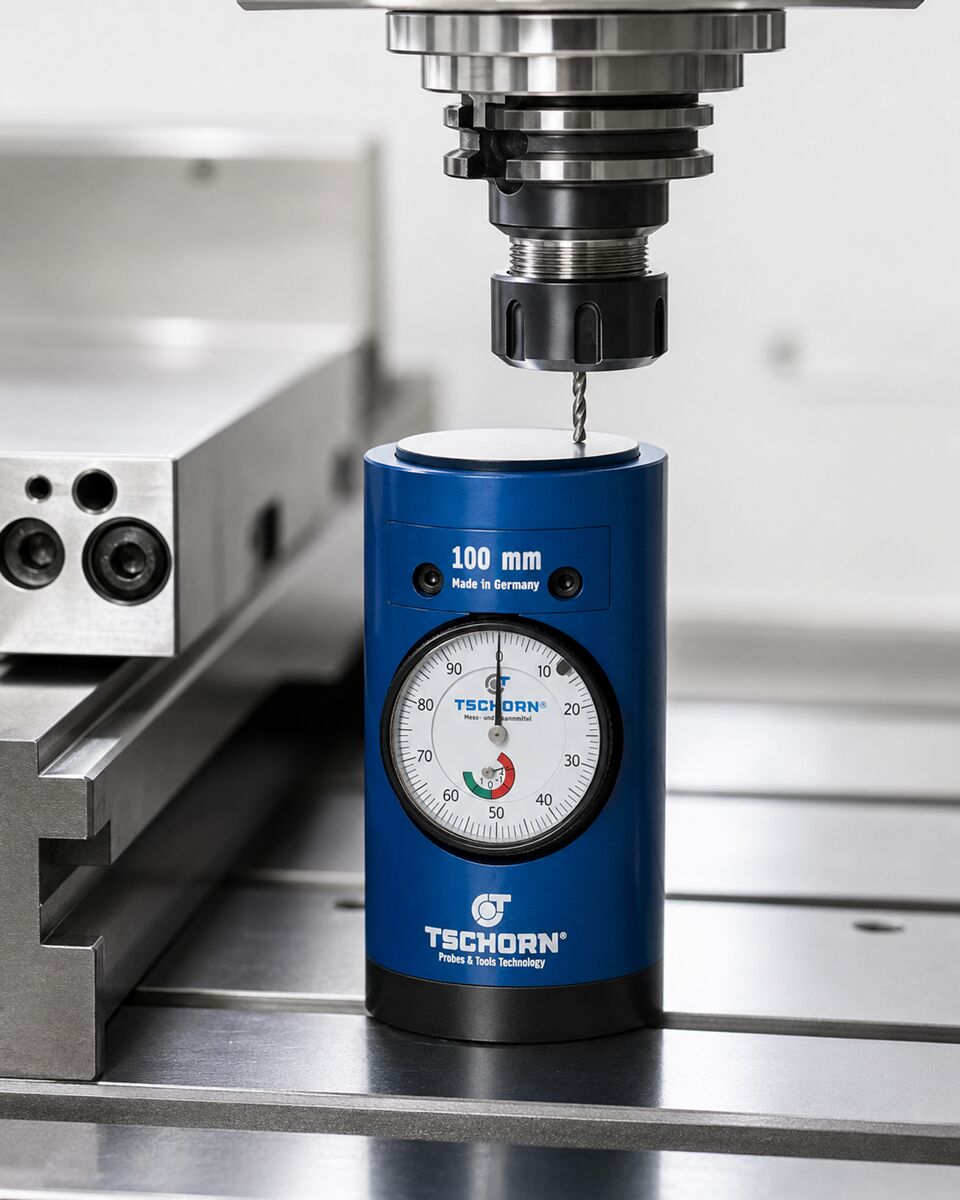 653.502 Azzeratore-Presetter magnetico TSCHORN GMBH per micro utensili - Altezza 100mm e piatto diametro 42mm