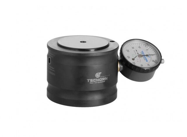 653.504 Azzeratore meccanico magnetico TSCHORN GMBH per utensili con comparatore esterno - Altezza 50mm e piatto diametro 47mm