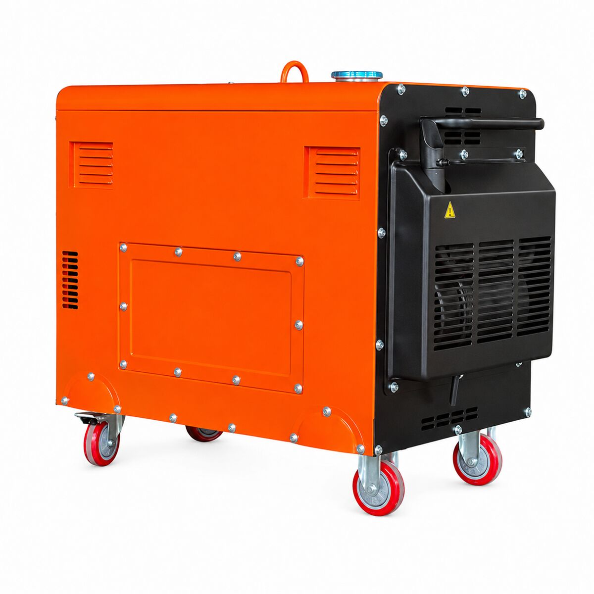 UNICRAFT 6731060 Generatore di corrente portatile a diesel 5.5 kW, modello PG-D 60 TEA-S HC, mono/trifase 230V/400V, con avviamento elettrico