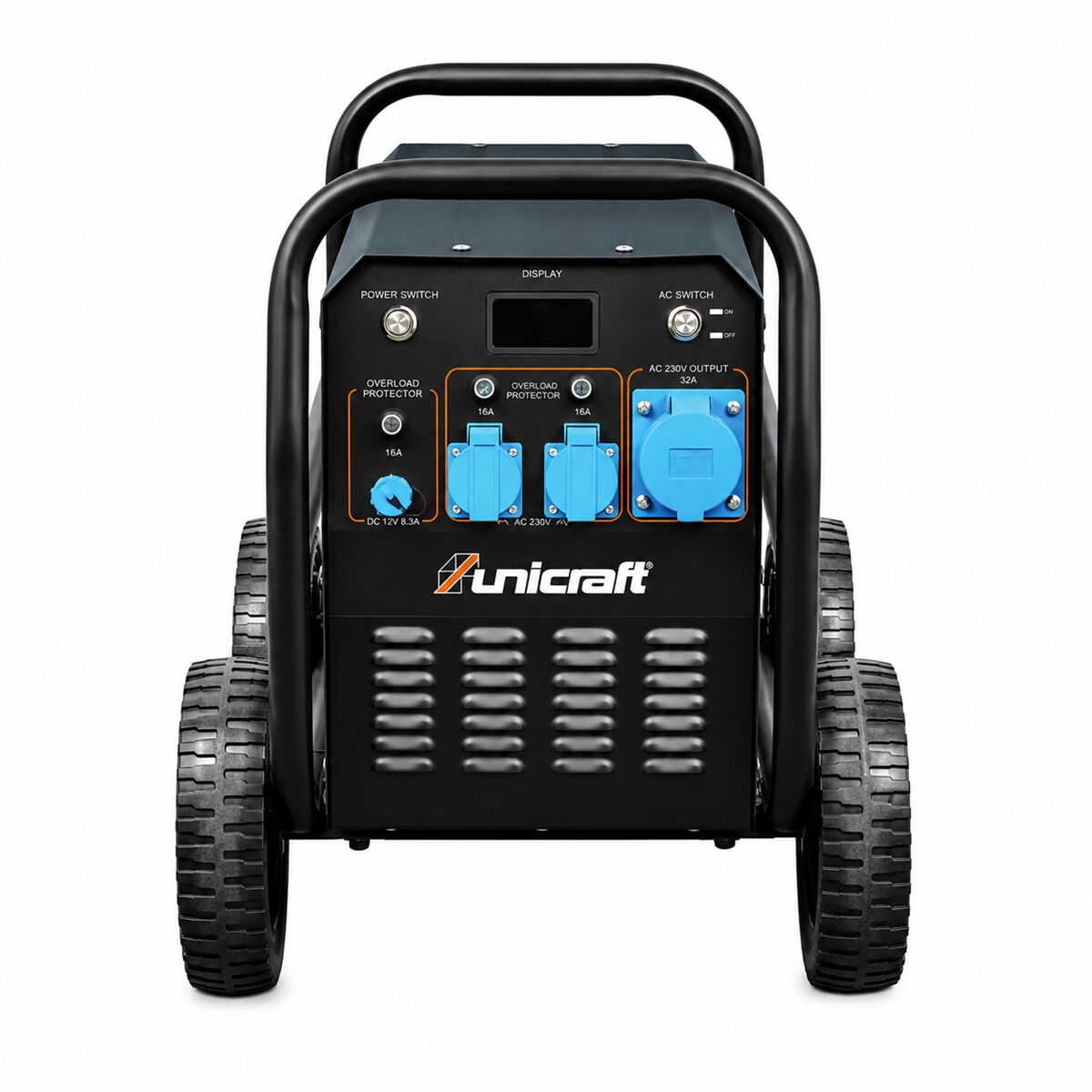 UNICRAFT 6770036 Power station professionale e multifunzione per batterie con tensione di carica di 12 e 24 volt, modello PPS 3600 M, monofase 230V
