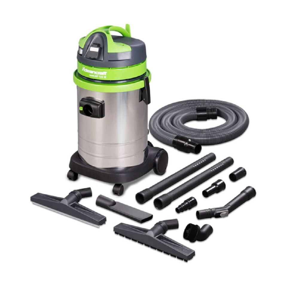 Bidone modello wetCAT 133 IE aspiratutto completo di accessori di serie