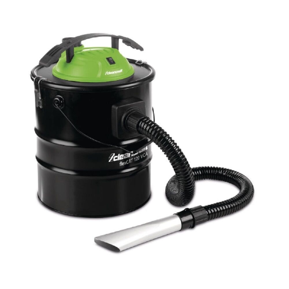CLEANCRAFT 7003130 Aspiratore a secco aspirapolvere con doppio sistema filtrante per ceneri di camini/forni e griglie, motore 230 V-50 Hz 1.2kW