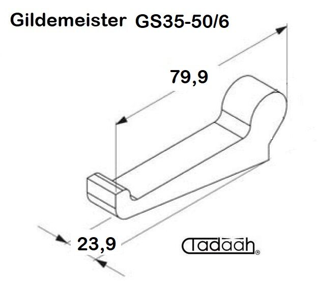 703-10-0017-000 Nasello per tornio plurimandrino Gildemeister - DMG Mori GS35 - GS50/6