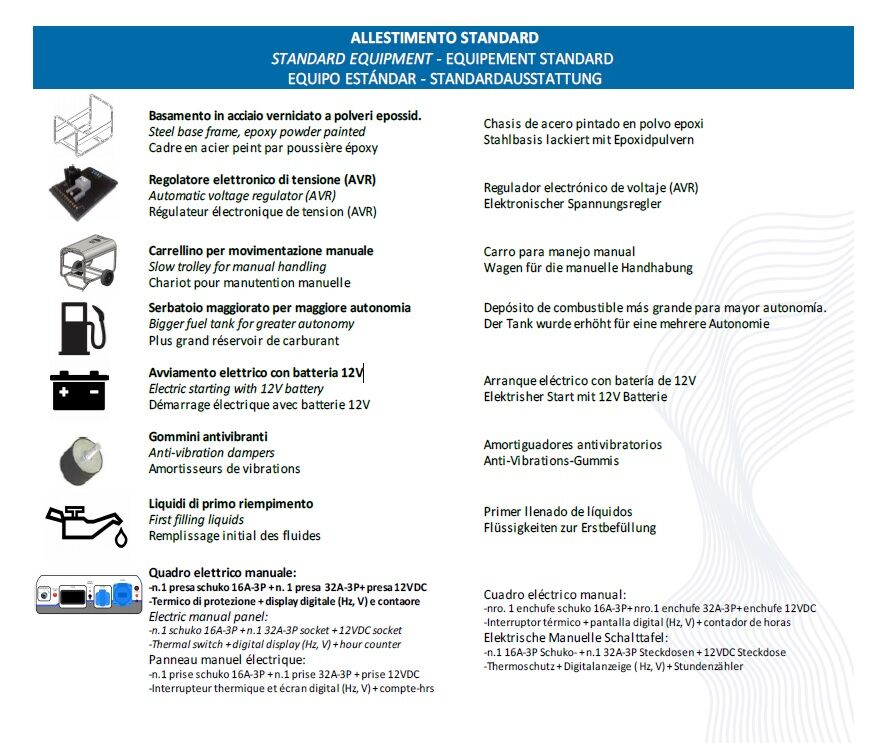 C.G.M Gruppi Elettrogeni 7500SE Generatore di corrente a benzina 6.8kW con carrellino e serbatoio maggiorato, monofase 230V, avviamento elettrico e regolazione di tensione AVR