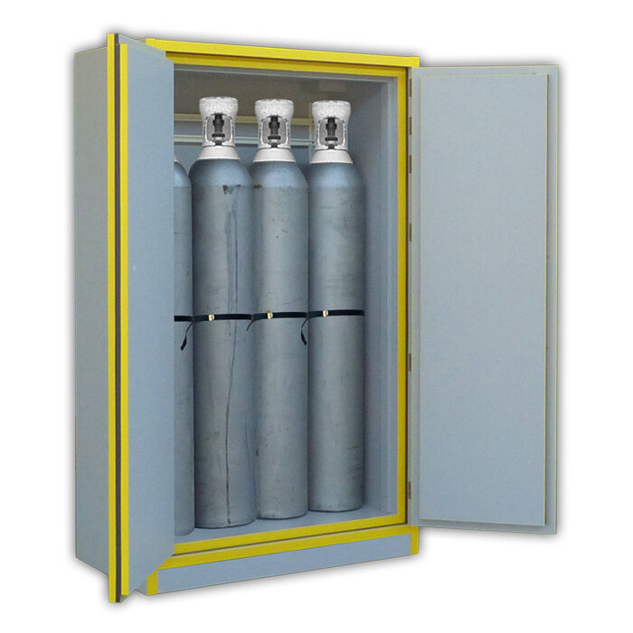 ECOSAFE 7635BG 2- Door tall Safety Cabinet EN 14470-2 For gas cylinders, 30 minutes fire resistance according to the ISO 834 standard curve
