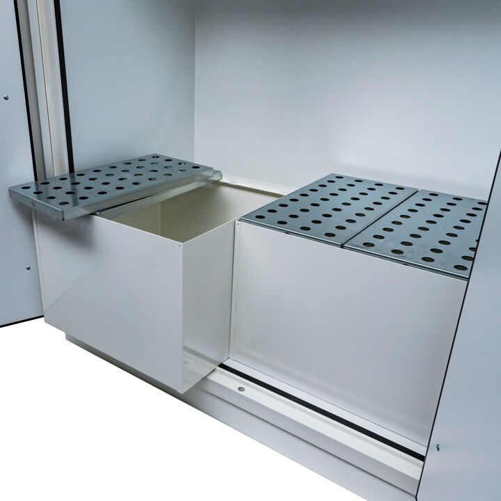 ECOSAFE 790+2F Sicherheitsschrank für die Lagerung von Fässern und brennbaren Produkten, Feuerwiderstand 90 Minuten nach EN 14470-1
