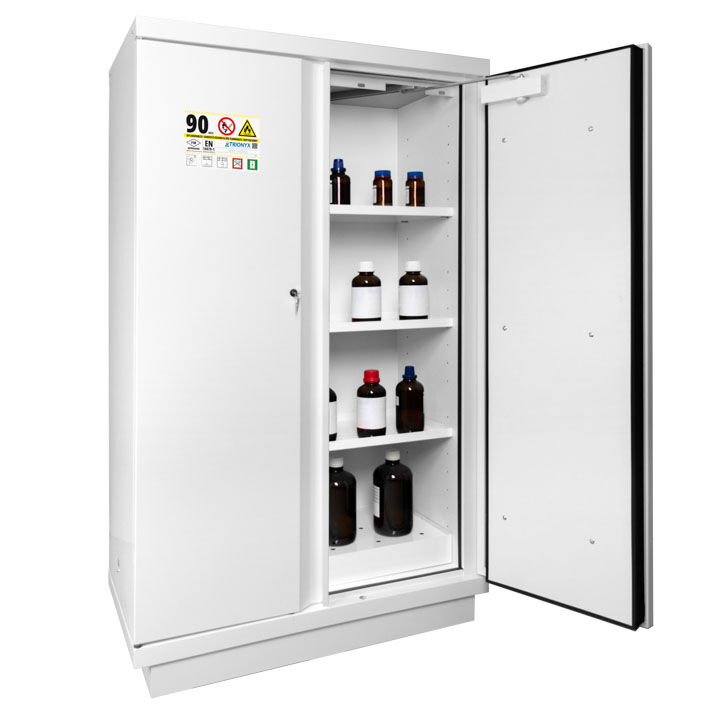 ECOSAFE 795+E Armadio di stoccaggio ignifugo con gestione automatica dell'inventario e tecnologia NFC, resistenza al fuoco esterno fino a 105 Minuti, conforme norme EN 14470-1 e EN 1363-1