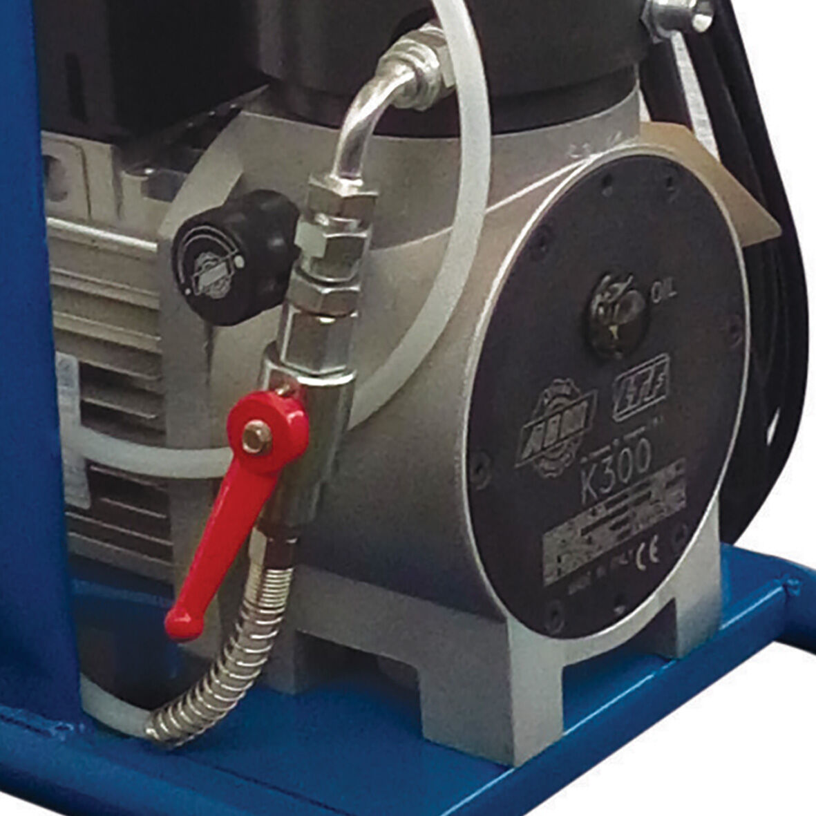 ASTURO 0730006 - K300 Elektrische Airless-Membranpumpe 230V stationär (nur Pumpe), 0,75kW