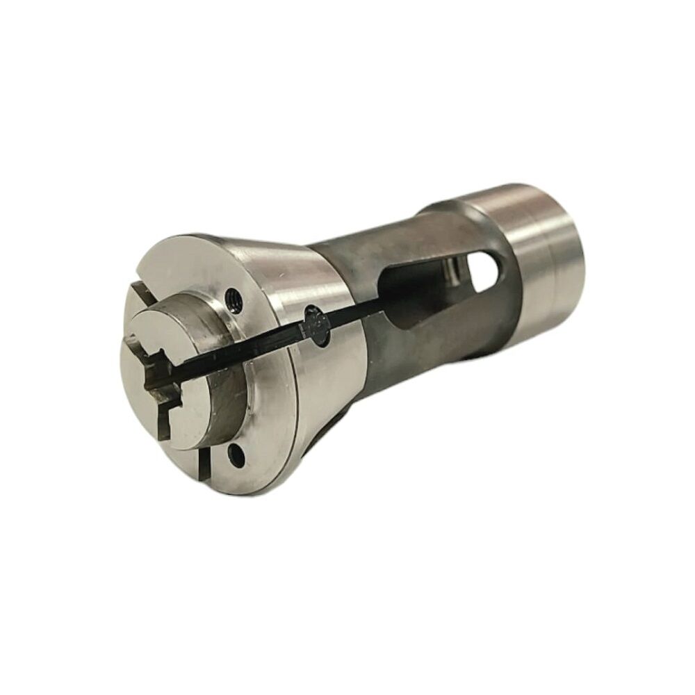 9023E Main collet small diameter under 8mm HEXAGONAL with nose for multi-spindle lathes Gildemeister GM16AC, AtcB 27.12x1.5-60° - length 86.5mm