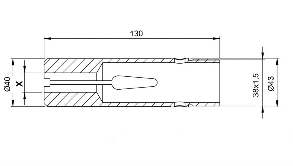 Pinza Spingibarra per tornio automatico multimandrino Schütte SD VD 32, AF SF32, Mory-Say 6/32.
