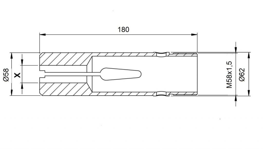 Pinza Spingibarra per tornio automatico multimandrino  per Schütte SD/VD50 AF/SF51