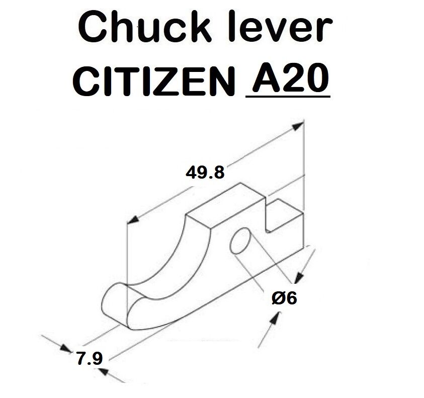 A 220 C 1121 Nasello per tornio CNC CITIZEN A20