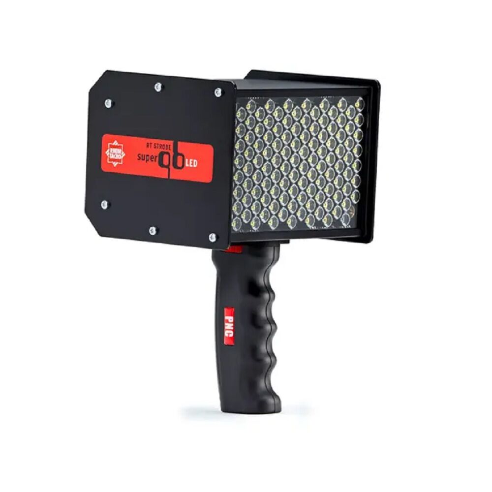 PCE Instruments A4-3550 Stroboskop RT STROBE super qb LED-Stroboskop für industrielle Anwendungen mit 118 High-Power-LEDs, 8.000 Lux und Auto-Sync-Laserfunktion, für Dauerbetrieb bis zu 7 Stunden