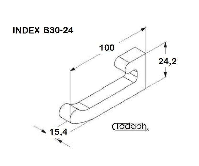 A53283 Nasello per tornio INDEX - B 30-24