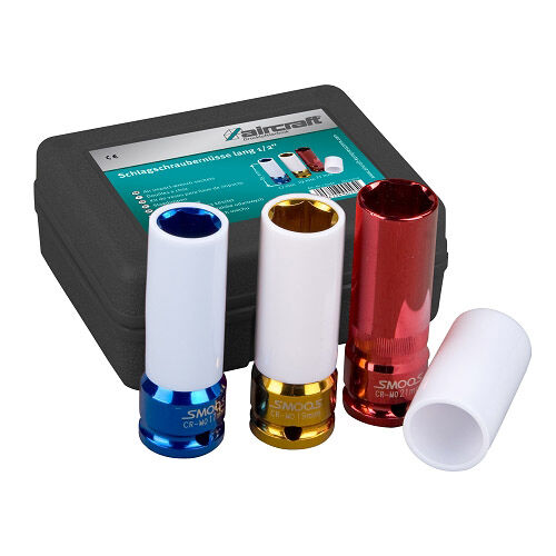 AIR2400010 - Set 3 Bussole Teflonate Per Cerchi In Lega - Attacco 1/2"