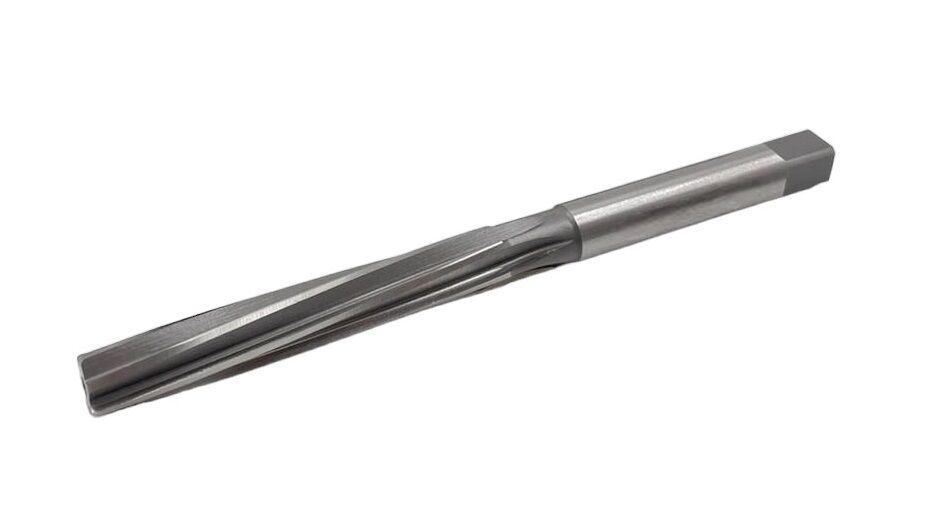 112-11.66 UTENSILERIA OSSOLANA Alesatore a mano con diametro centesimale personalizzato da Dia.11.66mm a Dia.13.15mm, codolo cilindrico