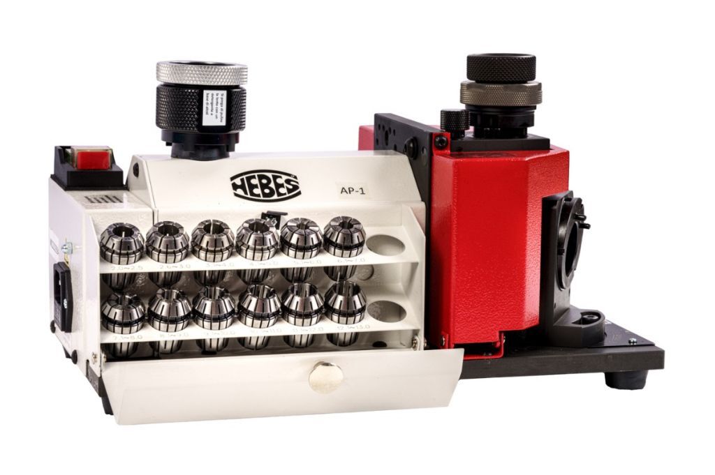NEBES AP-1 Macchina affilapunte professionale per affilare punte da 2 fino a 13mm - Mola diamantata per HSS 79x10x15