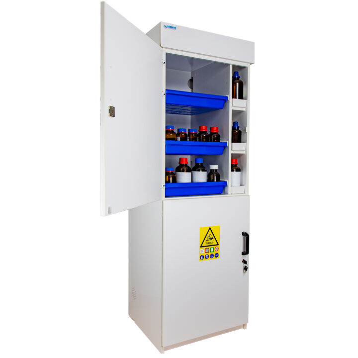 ECOSAFE APC91+ Armadio di sicurezza anticorrosione da laboratorio per lo stoccaggio di acidi, basi e prodotti tossici - Capacità di stoccaggio 120L