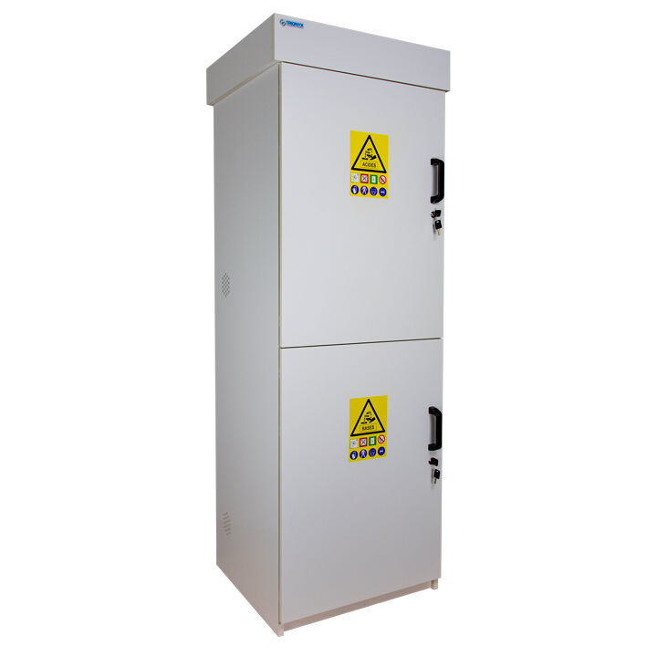 ECOSAFE APC91+ Armadio di sicurezza anticorrosione da laboratorio per lo stoccaggio di acidi, basi e prodotti tossici - Capacità di stoccaggio 120L
