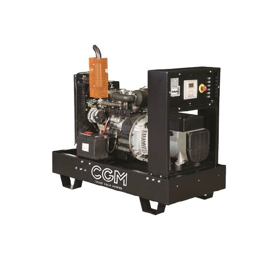 CGM 14P Industrie-Stromerzeuger 11.2kW offene Version B20, PERKINS-Motor, dreiphasig 400V, manueller oder automatischer Start und AVR-Spannungsregelung
