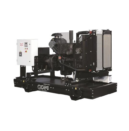 CGM 300DS Generatore di corrente industrial 240kW versione aperta B300, motore DOOSAN, trifase 400V, avviamento manuale o automatico e regolazione di tensione AVR