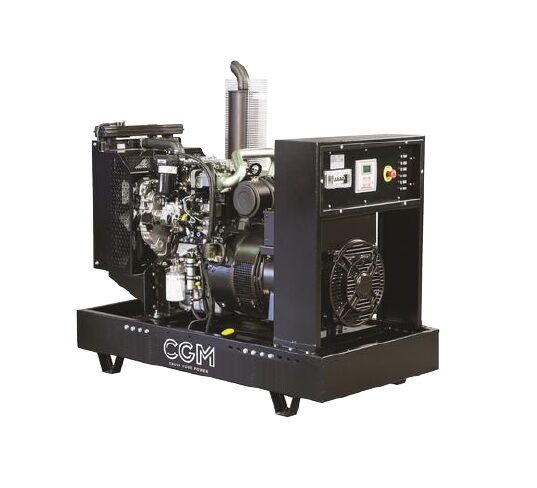 CGM 50B Industrie-Stromerzeuger 40kW offene Version B50, BAUDOUIN-Motor, dreiphasig 400V, manueller oder automatischer Start und AVR-Spannungsregelung