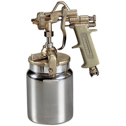 ASTURO 00127 Aerografi semi professionali manuali a bassa pressione, serbatoio da 1.000 cc autoclave, Modello G70/A - Diametro ugello a scelta, Aerografo/ pistole a spruzzo Originali ASTURO