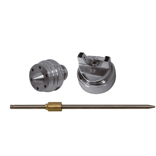 ASTURO 00905xxSR Series of spray gun H827 spare parts: Needle, Air cap, Nozzle diameter at choice 1.4 - 1.7 - 2.0 - 2.5mm