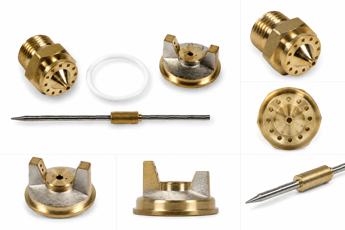 ASTURO 0012100  Kit Ago, Cappello, Ugello per aerografi Modello G70, G70A, E70 - Diametro ugello a scelta
