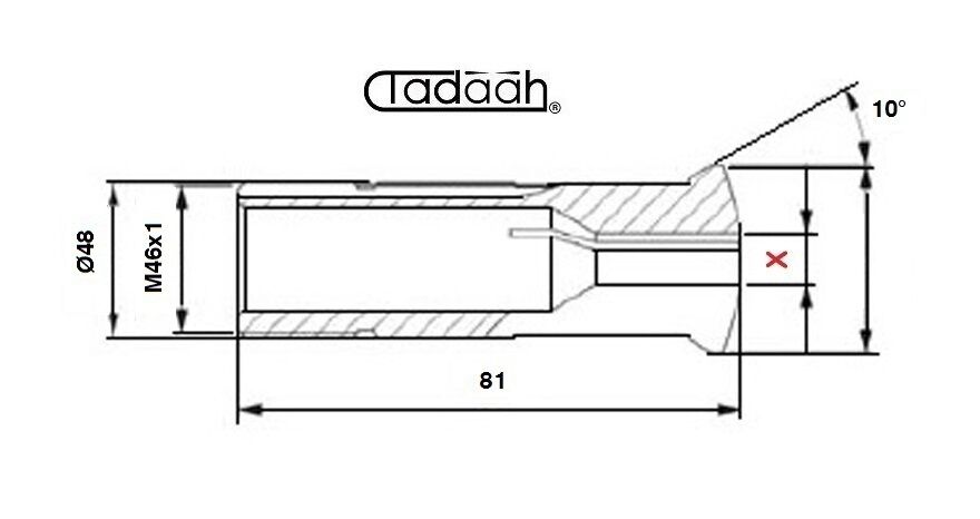 B240 Boccola in metallo duro per tornio a fantina mobile CNC Tsugami BU38, MU38