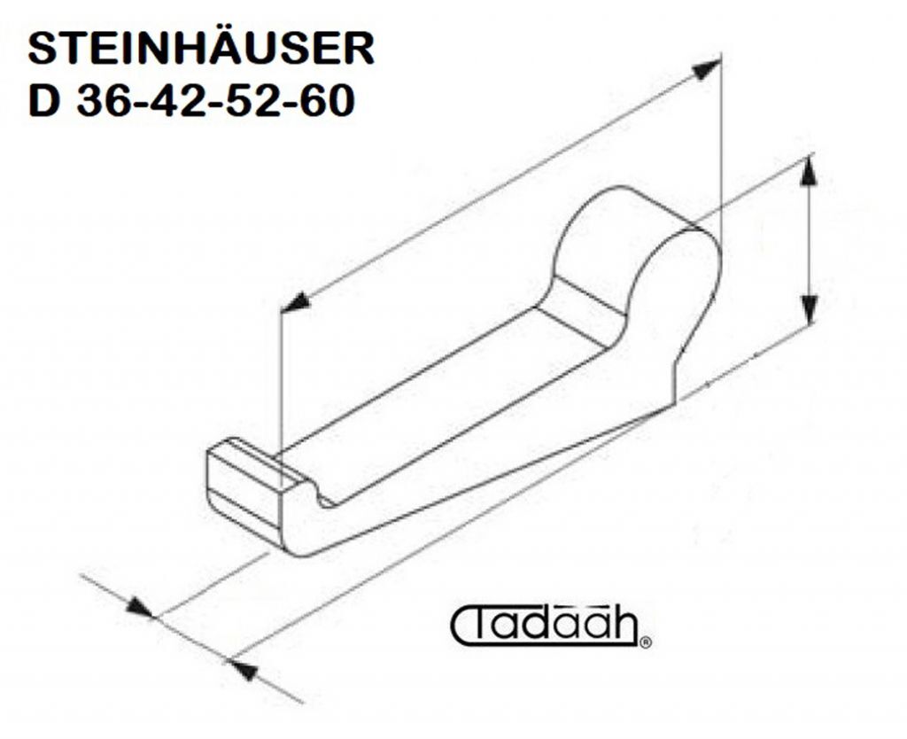 B5855 Nasello per tornio STEINHÄUSER D36, D42, D52, D60