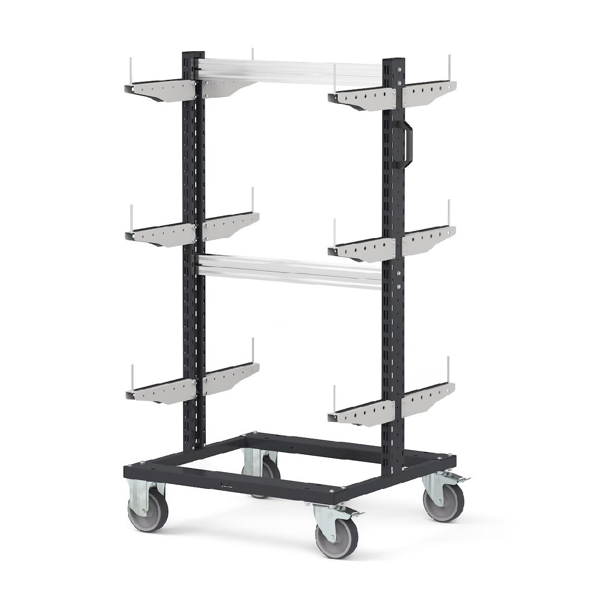 Fami BINCART0708 Regalwagen für die Lagerung und Handhabung von langen Materialien und Komponenten - Abmessungen 761x668x1357mm Kapazität 300Kg