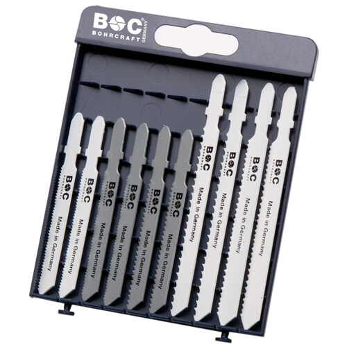 BOHRCRAFT BOC19911330010 - Assortimento lame per seghetti per metallo e plastica - 10 pezzi