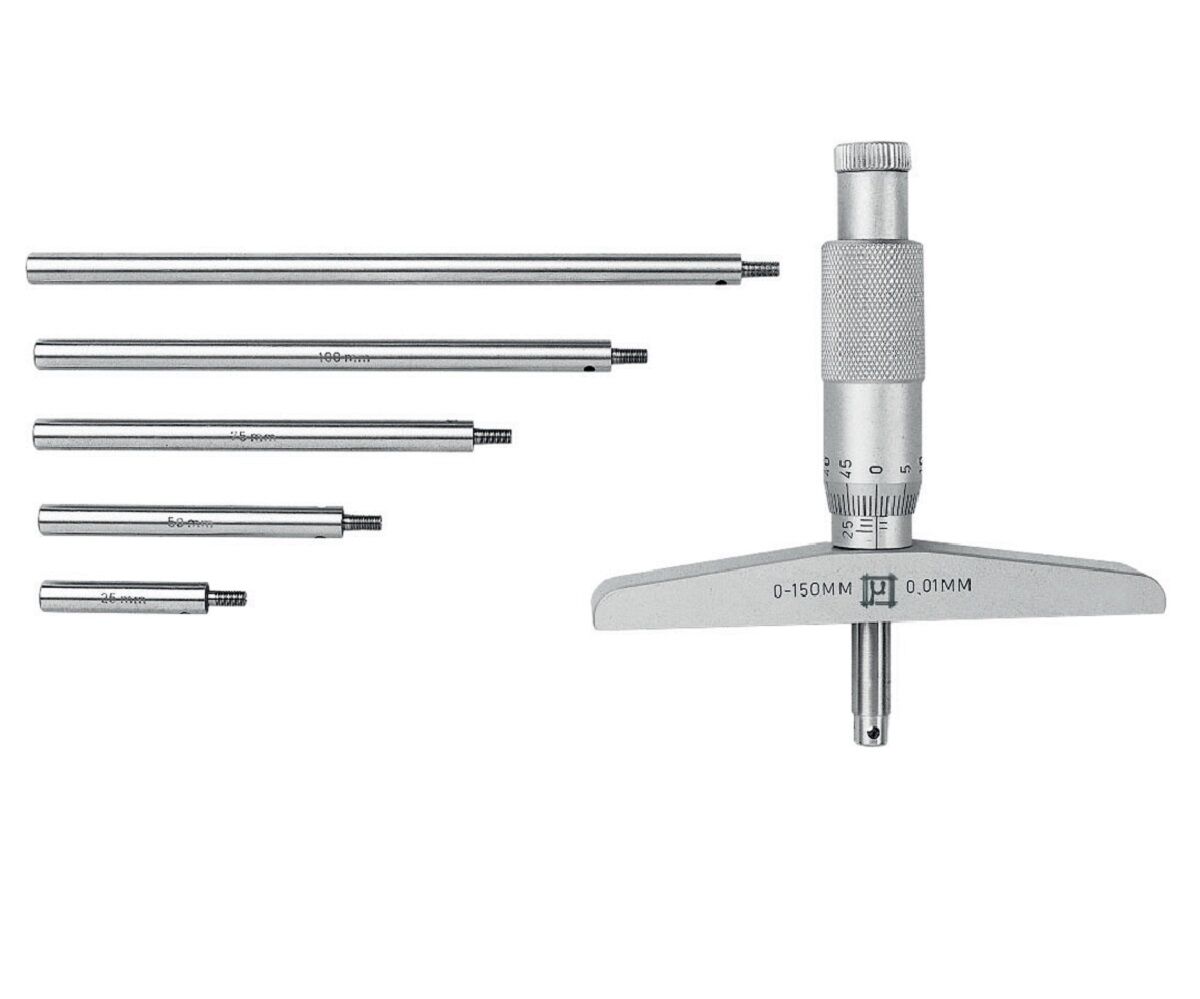 RUPAC C2780150 Digitale und Tausendsteln tiefe mikrometern modell MicroMet mit Wahl des Messbereichs